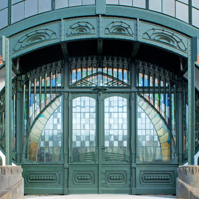 Portal der Maschinenhalle (vergrößerte Bildansicht wird geöffnet)