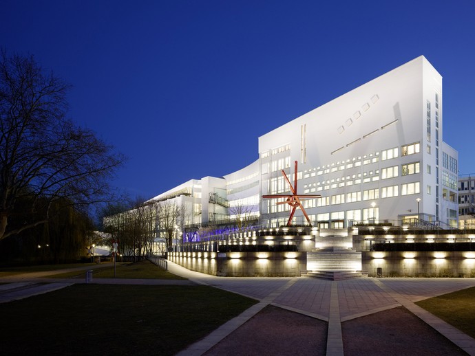 Blick auf das TECHNOSEUM Mannheim