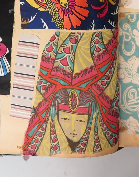 Buntes Muster eines Pharaos