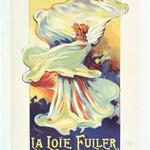 Werbeplakat für die Tänzerin Loie Fuller