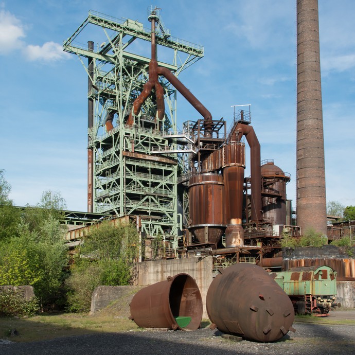 Hochofen der Henrichshütte (vergrößerte Bildansicht wird geöffnet)